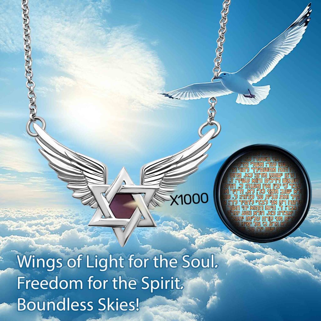 MyNanoJewelry Silver Pendant Inspired by Judaism with Entire Bible Inside From My Nano Jewelry